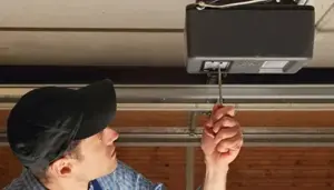 Homeowners struggling to open their garage door.